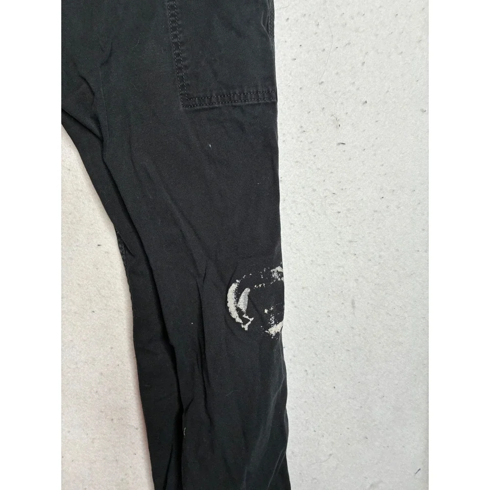 Carhartt Rugged Flex Relaxed Fit Canvas‎ Pants Black BN2291-M 30x32 Distressed